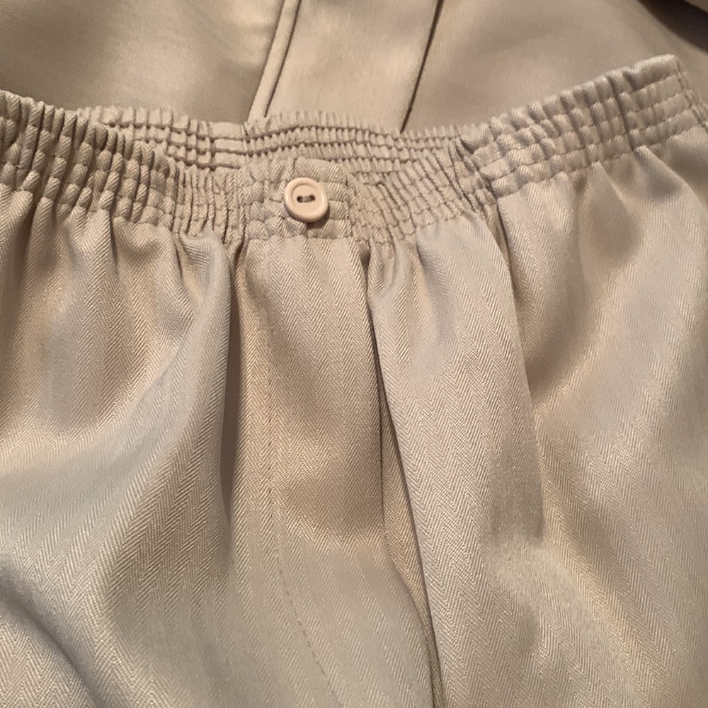 Toni Marie for Sissies Sportswear 2 Piece Cream Polyester Pants Suit - Picture 12 of 12